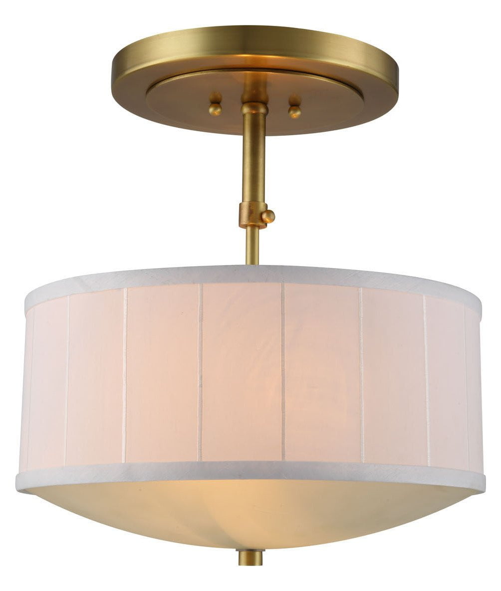 1449 Manhattan Collection Pendant Lamp D:15In. H:14In. Lt:2 Burnished Brass – Style: 7826872 XI56305768933